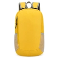 Zaino da trekking pieghevole giallo brillante con tasche laterali in rete e tessuto ripstop - Giallo