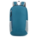 Sac à dos de randonnée pliable grande capacité en bleu turquoise et détails gris - Bleu lac