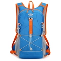 Blue cycling backpack with orange straps and VANAHEIMR logo for outdoor sports - Blue