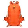 Professional 30L bright orange outdoor hiking backpack for trekking and camping sports - Orange