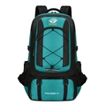 Zaino da trekking 75L in verde e nero con scomparti multipli per l'attrezzatura esterna - 75L / Verde