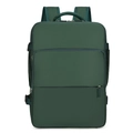 Zaino porta PC aziendale verde scuro realizzato in tessuto impermeabile resistente - Verde