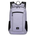 Outdoor sports backpack in light purple with breathable mesh straps and large capacity - 20-35L / Purple