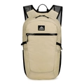 Leichter faltbarer Outdoor-Wanderrucksack in Cremeweiß mit schwarzen Mesh-Trägern für Sport - 20-35L / Khaki