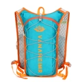Blue and orange lightweight hydration vest for cycling and outdoor running marathons - 21x7x38cm / 8814 Sky Blue