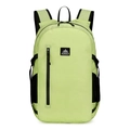 Fluorescent green lightweight hiking backpack with AZELA logo and water-resistant nylon - Light Green