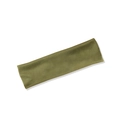 Elastic olive green yoga headband with non-slip knit texture for sports and fitness - Yellow-Green