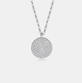 Zilveren ketting met letter Y hanger en schitterende zirkonia stenen voor dames - 925 zilver / Platina (Letter Y)