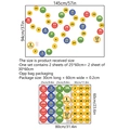 Adesivi colorati per gioco campana per bambini con istruzioni di ballo interattive - Stile Regolare