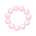 Bunte Acryl-Perlenkette aus rosa Harz, personalisierter Unisex-Schmuckstil für Damen - Rosa Armband