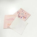 Kit de nettoyage pour bijoux en or et argent avec sachet rose et motif attrape-rêve - Chiffon de polissage pour l'argent / 5cmx5cm / Rose
