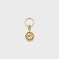 Retro S925 silver 14K gold plated pendant with 3D embossed celestial star and moon pattern - Star Moon Disc Style (Pendant Only Without Chain)