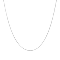 Verstellbare S925 Sterlingsilber Nadel-Gliederkette für DIY Schmuckanhänger - 1.0mm / Weißgold