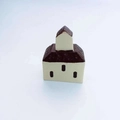 Detailed close-up of a miniature resin castle house for moss landscape decoration - Coffee House (4662588041712) / 4.5CM