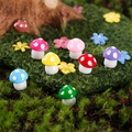 Figuritas de setas en miniatura de resina en 7 colores para decorar el jardín - 1cm de Altura / Seis colores mezclados equitativamente