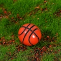 Mini figura de baloncesto naranja para paisajes de musgo DIY y decoración artesanal - Baloncesto