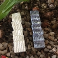 Gradini in resina in miniatura per micro paesaggi e decorazioni succulente - Ponte in Pietra Dritto Grigio