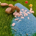 Miniature resin arch bridge ornament for moss micro landscape with blue sand stream - Small / Gray