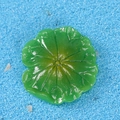 Ornamento a foglia di loto in resina verde per acquario e micro paesaggi vivaci - Foglia di Loto Stile A