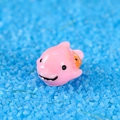 Figurine de dauphin rose pour paysages de terrariums DIY et micro-décoration d'océan - Dauphin Rose (Style C)