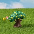 Miniatura di albero a cuore in resina con foglie verdi e gialle per decoro da tavolo - Stile Albero a Foglie di Cuore (3#)