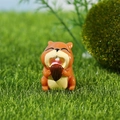 Miniatura di criceto in resina con ghianda per decorazione scrivania e terrari - Stile con Frutta (B)
