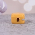 Miniature yellow dollhouse suitcase toy with upward arrow detail for micro landscape decor - Shipping Box Style (Type E)