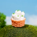 Miniature orange woven basket filled with white radishes for garden landscape decor - White Radish Basket