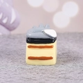 Miniature dollhouse three-layer cake model with detailed resin texture and cream topping - 3-Tier Cake Style (Style H)