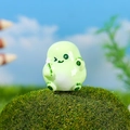 Cute green resin dragon figurine holding a star wand for micro landscape decoration - Star Wand Style (Model A) / Light Green (Model A)