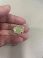 Luminous miniature fish figurine in translucent green resin for micro landscape - Light Green Wide Mouth Fish (Style D)