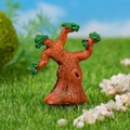 Arbre miniature de paysage avec tronc brun et couronne verte pour jardin décoratif - Arbre de Vigne Vintage