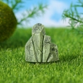 Künstliche grüne Steingarten-Figur für Miniaturlandschaften und Gartendekoration - Abgestufter Steingarten Stil (Stil C)