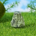 Miniature vintage rockery landscape ornament with green texture for aquariums - Unique Rock Hill Style (Style F)