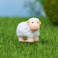 Figurine miniature de mouton en résine pour décor de succulentes et micro-paysage - Mouton
