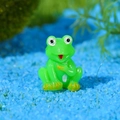 Miniature resin frog figurine for micro landscape and fish tank aquarium decoration - Style I