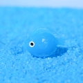 Miniature bright blue resin tropical fish figurine for aquarium DIY micro landscape decor - Pattern M