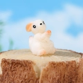 Miniature resin white rabbit figurine for fairy garden landscape and outdoor decor - Little Rabbit