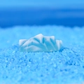 Miniature resin iceberg decor with blue white gradient and glitter for micro landscapes - Iceberg Figurine (Style G)