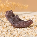 Deko-Treibholz aus Harz für Aquarien mit realistischer dunkelbrauner Rindenstruktur - Stil B