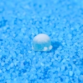 Blue and white gradient resin miniature dome for terrariums or micro landscape decor - Style K