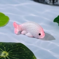 Miniatuur goudvis van hars in roze-wit verloop voor DIY aquarium micro landschapsdecor - Stijl C Roze-Wit Gradiënt Vis Vorm (C款)