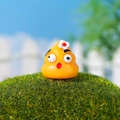 Funny yellow poop emoji miniature for creative garden DIY micro landscape decoration - Yellow Humanoid Figure (Style B)