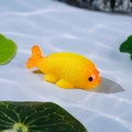 Miniature resin goldfish figurine in orange gradient for DIY micro landscapes - Style J Orange Gradient Simulated Fish (J款)