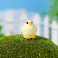 Miniature yellow resin chick figurine for DIY garden landscaping and succulent decoration - Yellow Chick Figure (Style G)