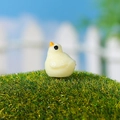 Miniature resin yellow chick figurine on green grass for farm garden DIY landscaping - Mini Yellow Chick (Style H)