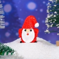 Miniature Christmas gnome figurine with red hat and white beard for DIY micro landscape - Red Standing Style (Style A)