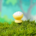 Miniatuur rijstkom beeldje van hars voor moslandschap en poppenhuisdecoratie - Kom met Rijst