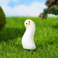 Miniature long-neck white duck figurine for DIY micro-landscapes and decor - Long Neck White Duck (Style D)
