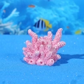 Adorno de coral rosa de resina con estructura porosa para decoración de acuarios - Coral de Rama Rosa Claro (Estilo D)